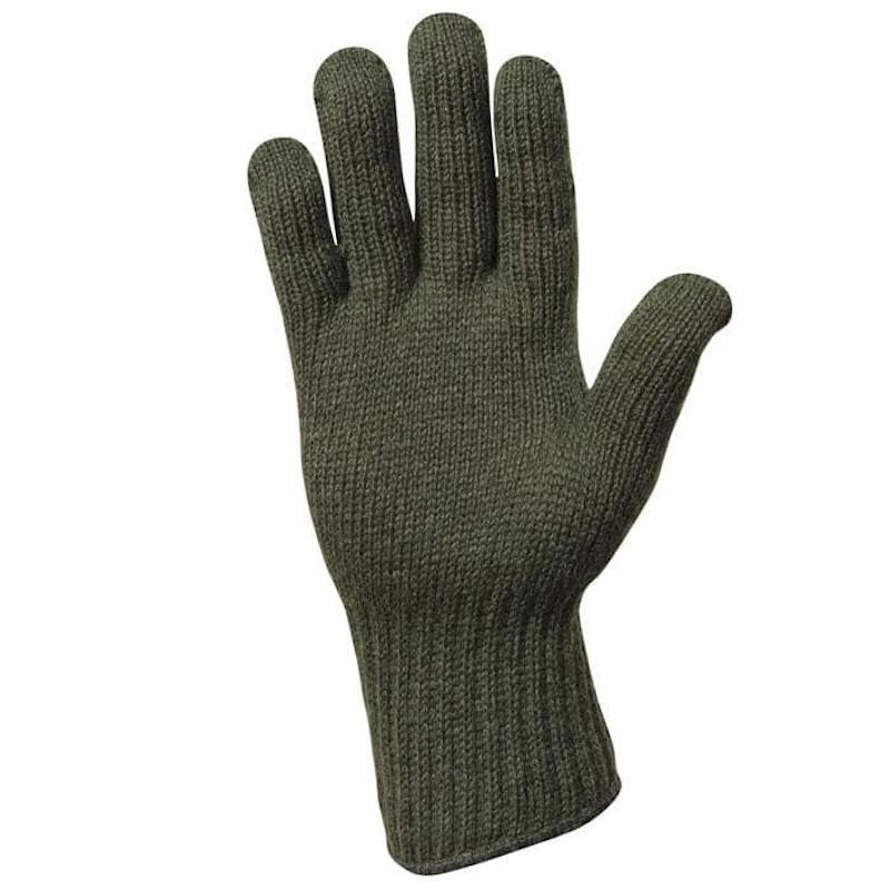 Military Issue Foliage G.I. 100 Wool Glove Liners 2 pack Military