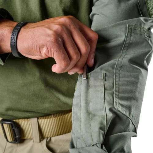 pen pocket of the tru combat shirt