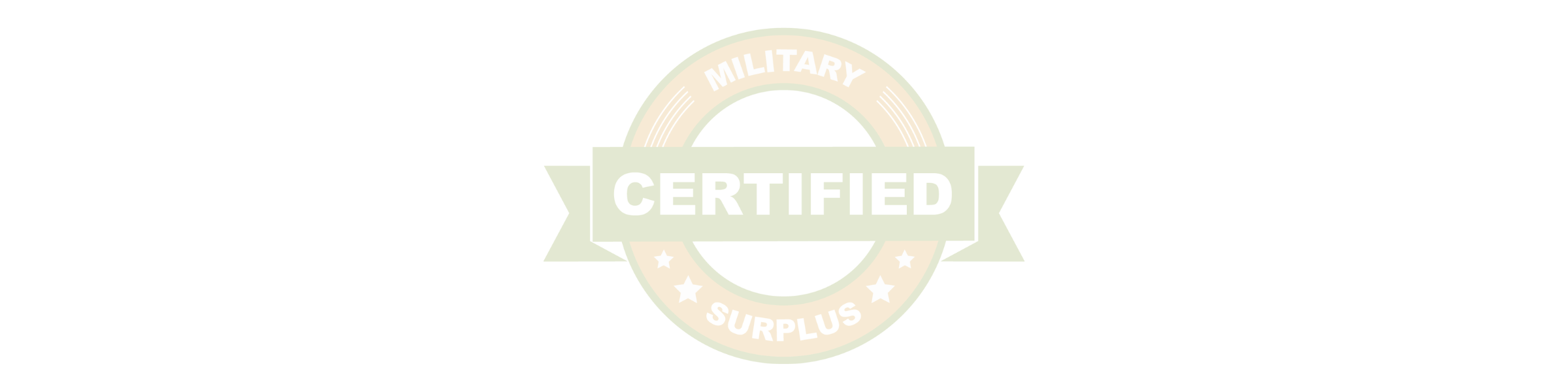 certified military surplus logo