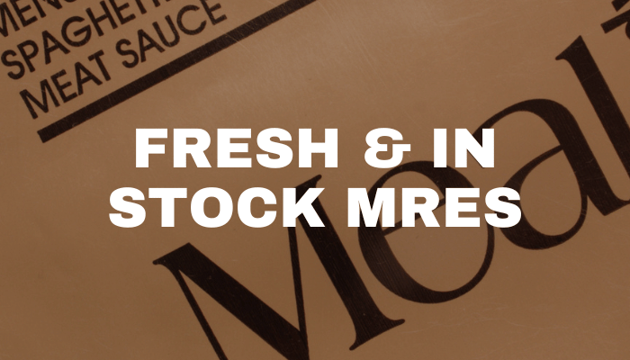 MRE entree image fresh and in stock MRE's