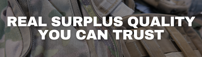 Certified Military Surplus Banner