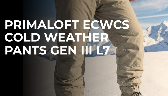 primaloft cold weather pant