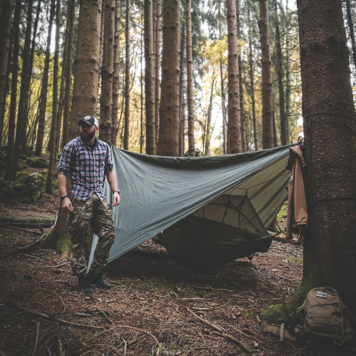 Snugpak ジャングルハンモック　ミリタリー キャンプ アウトドア Snugpakジャングルハンモック オリーブ