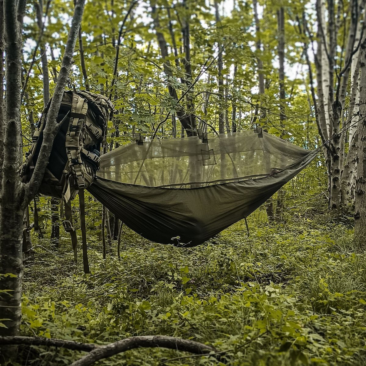 Snugpak ジャングルハンモック　ミリタリー キャンプ アウトドア Snugpakジャングルハンモック オリーブ