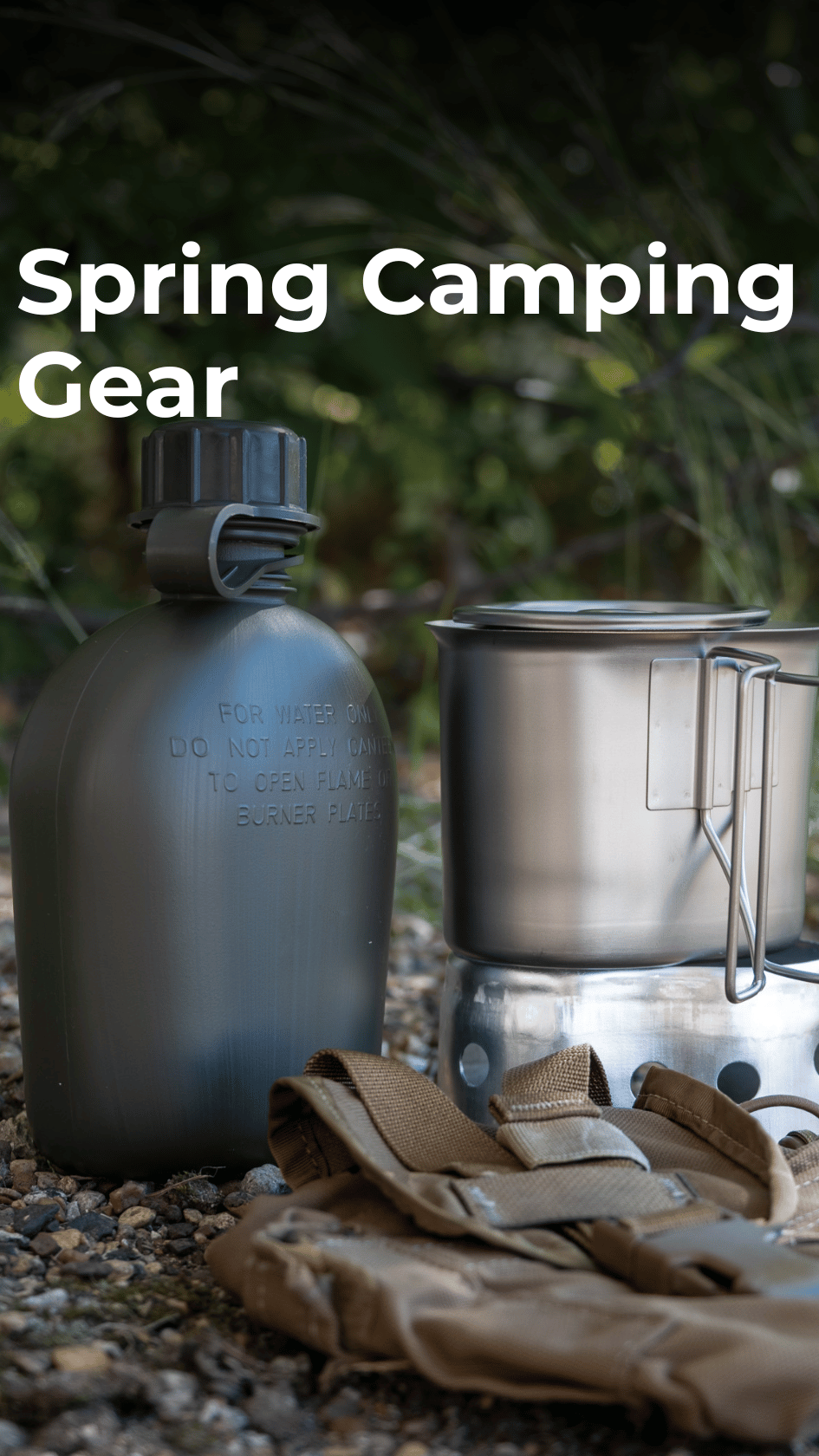 Spring Camping gear cook set