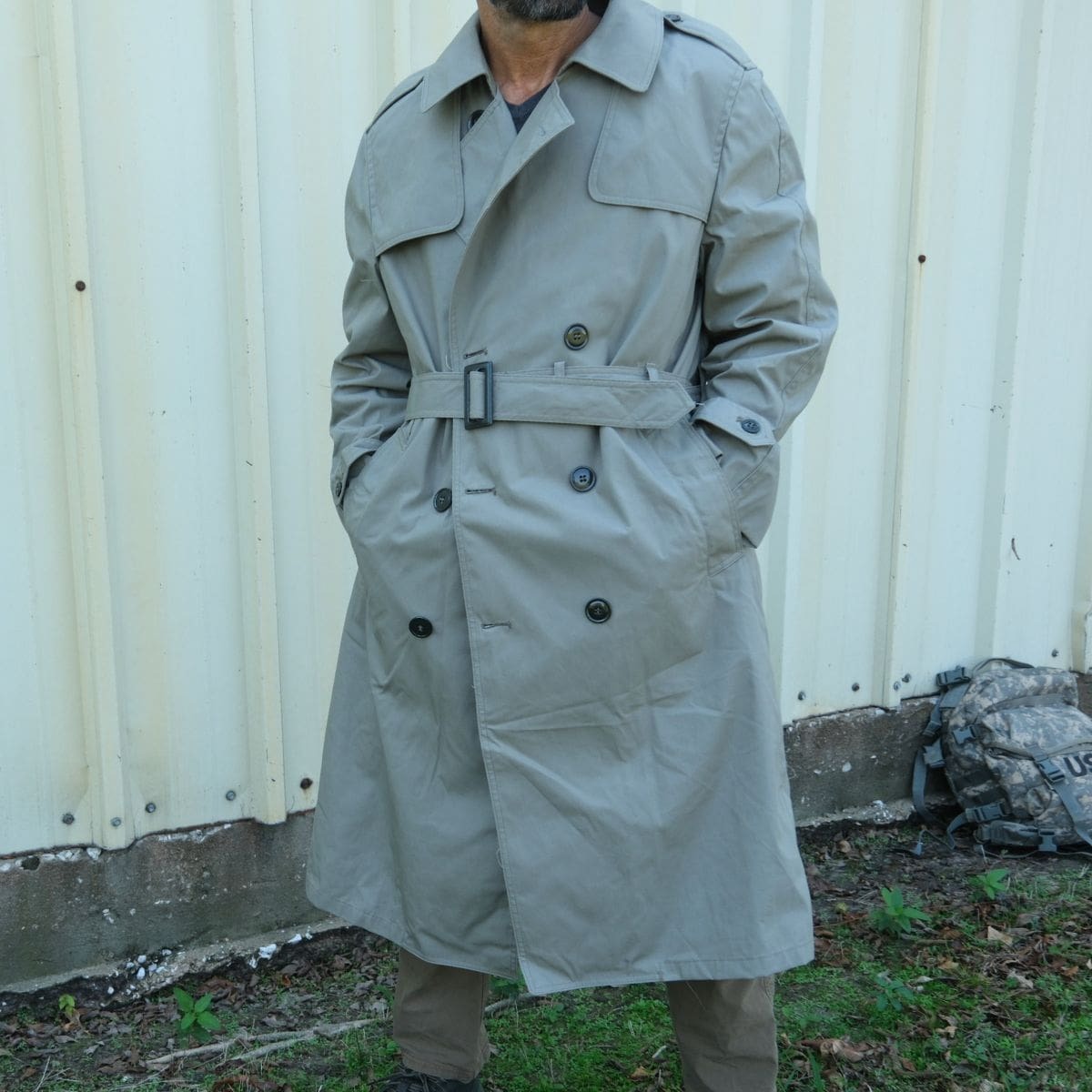 USMC Issue All Weather Trench Coat