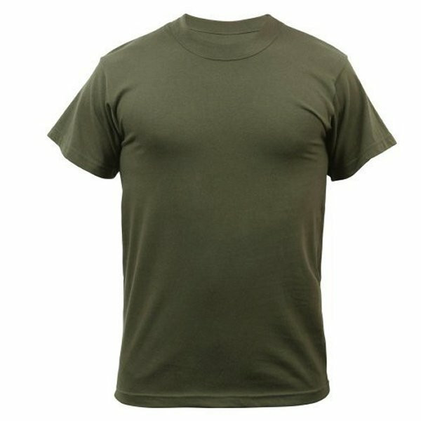 Image of GI Military T-Shirt Olive Drab Short Sleeve