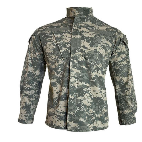 ACU Digital Camo Army Uniform Jacket Large Short