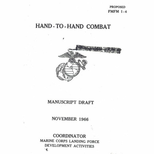 Hand to Hand Combat Military Manual Free Download FMFM 14
