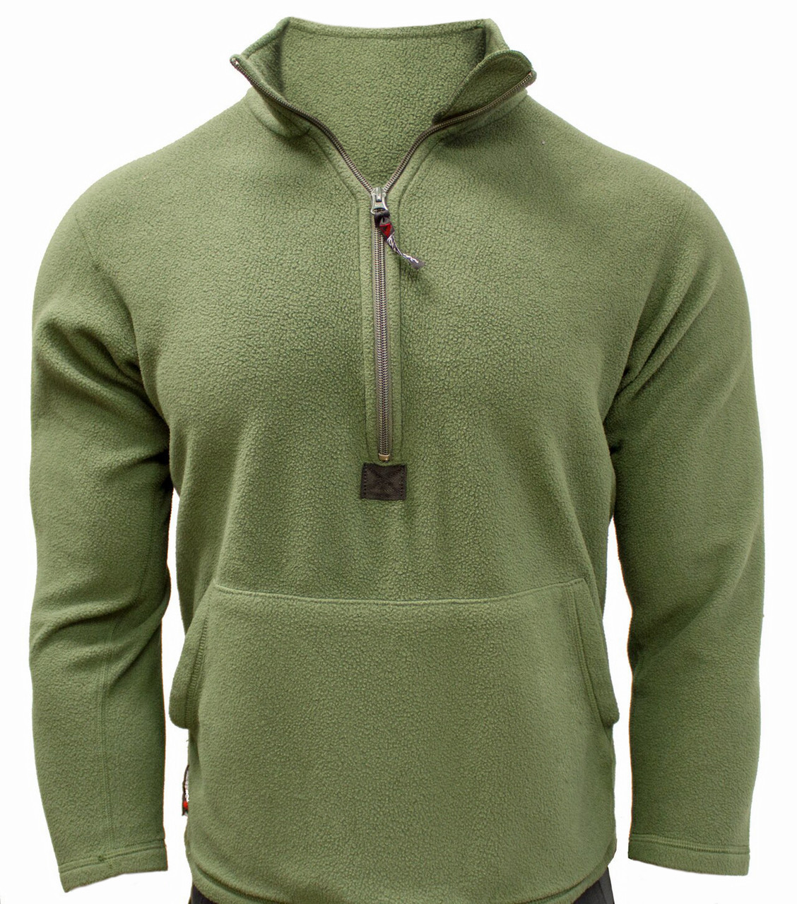 USMC Issue 1/2 Zip Pullover Fleece Olive Drab, Surplus