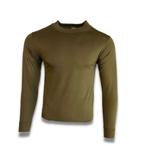 Mock Neck Long Sleeve Dri Fit Tee Shirt 
