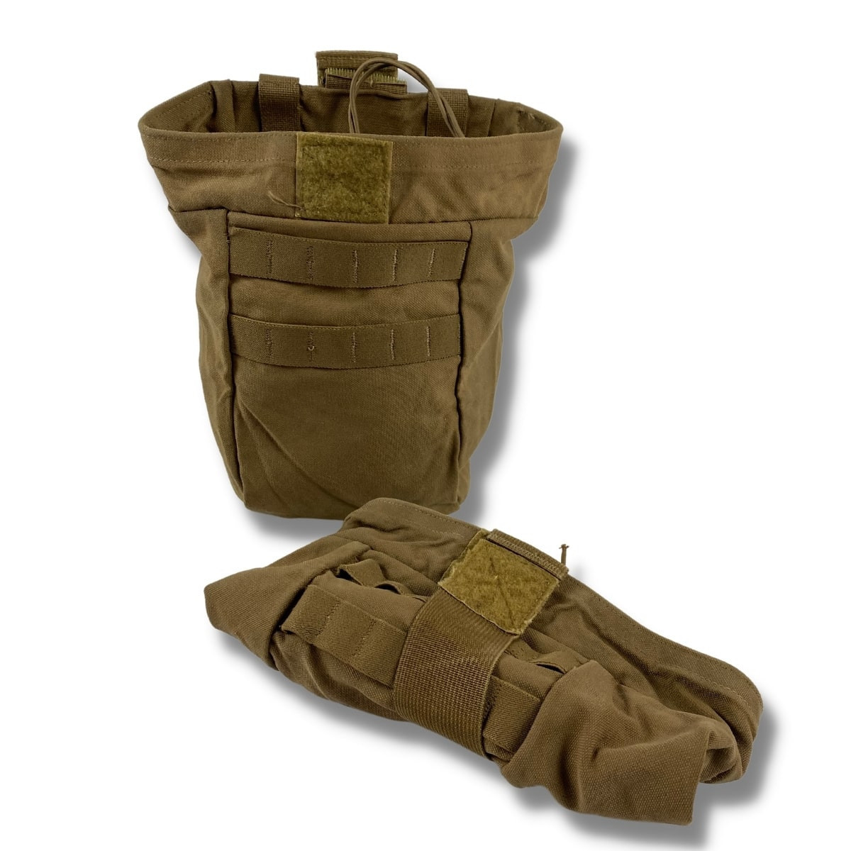 Image of USMC Issue Coyote MOLLE Dump Pouch, Used