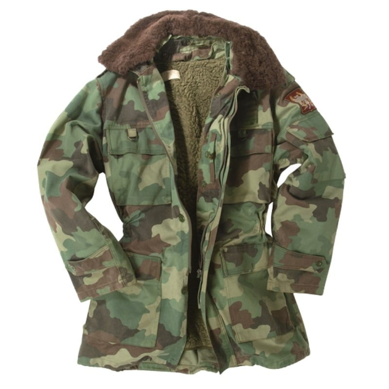 Serbian Camo Parka With Liner, Used 