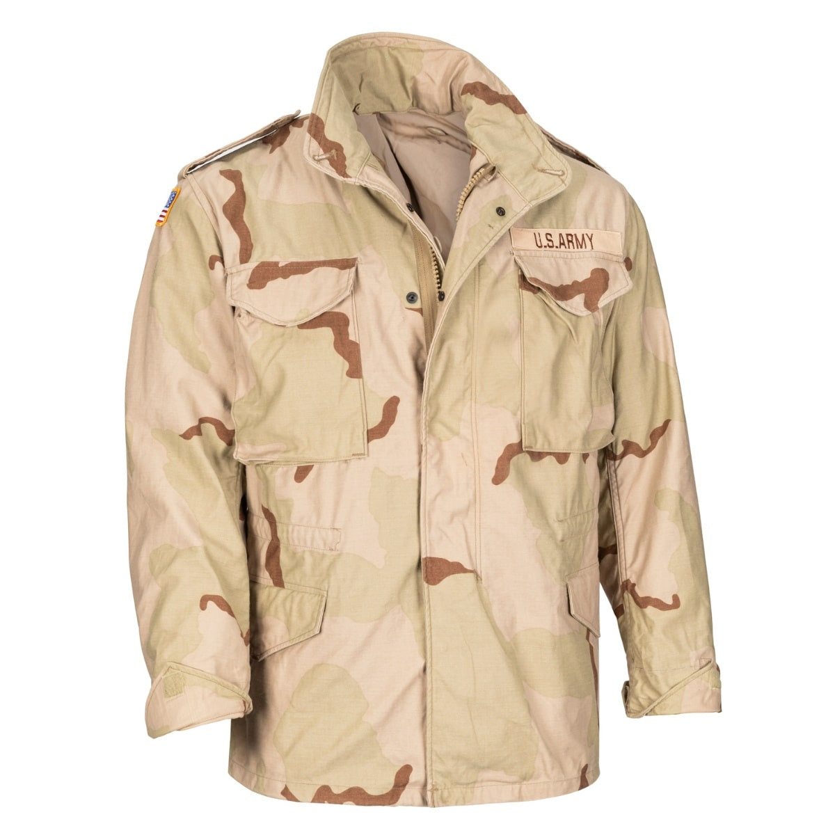 Desert camouflage jacket