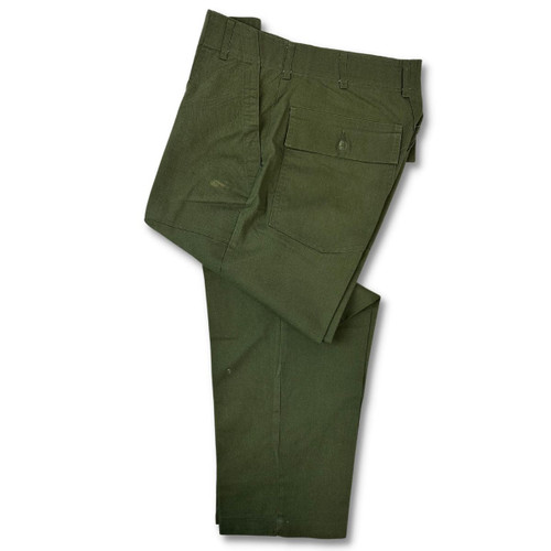 Dolce & Gabbana Green Military Cargo Trouser Cotton Women's Pants