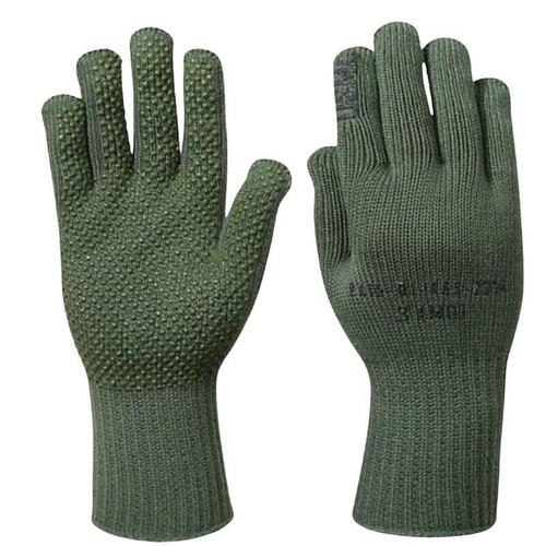 MA-Line MA-GLVL-C Camo Work Gloves with Silicone Webbing, Size Large