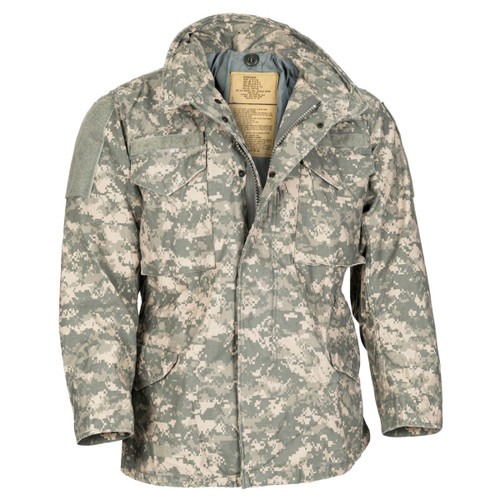 Military Issue M65 Field Jacket | ACU Camo Military Surplus Used