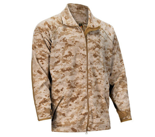 USMC Polartec Desert Digital Fleece Jacket | Peckham Used Military Surplus
