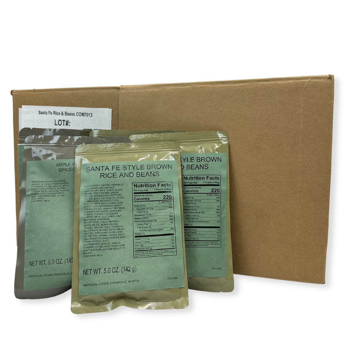 Image of Case Of 120, Santa Fe Rice MRE Side Dish