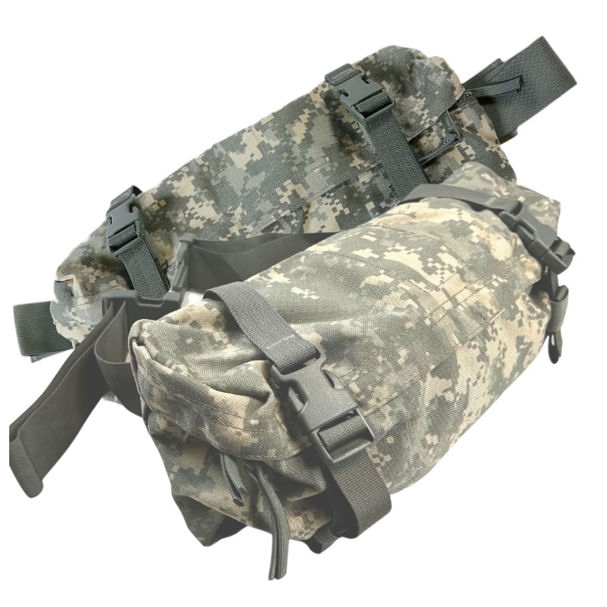 Image of 2 Pack U.S.  Issue ACU MOLLE II Waist Pack, Used