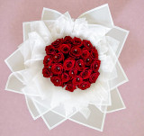 Love Story Red Roses Bouquet