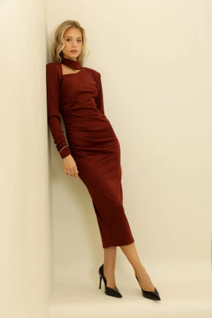 Midi-haljina sa naborima 54327901-6