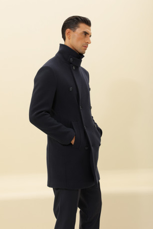 Muški slim-fit kaput 4514701-6