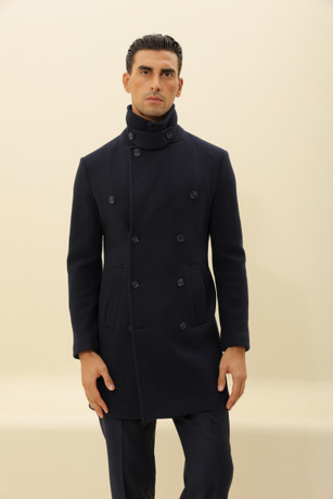 Muški slim-fit kaput 4514701-6