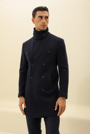 Muški slim-fit kaput 4514701-6