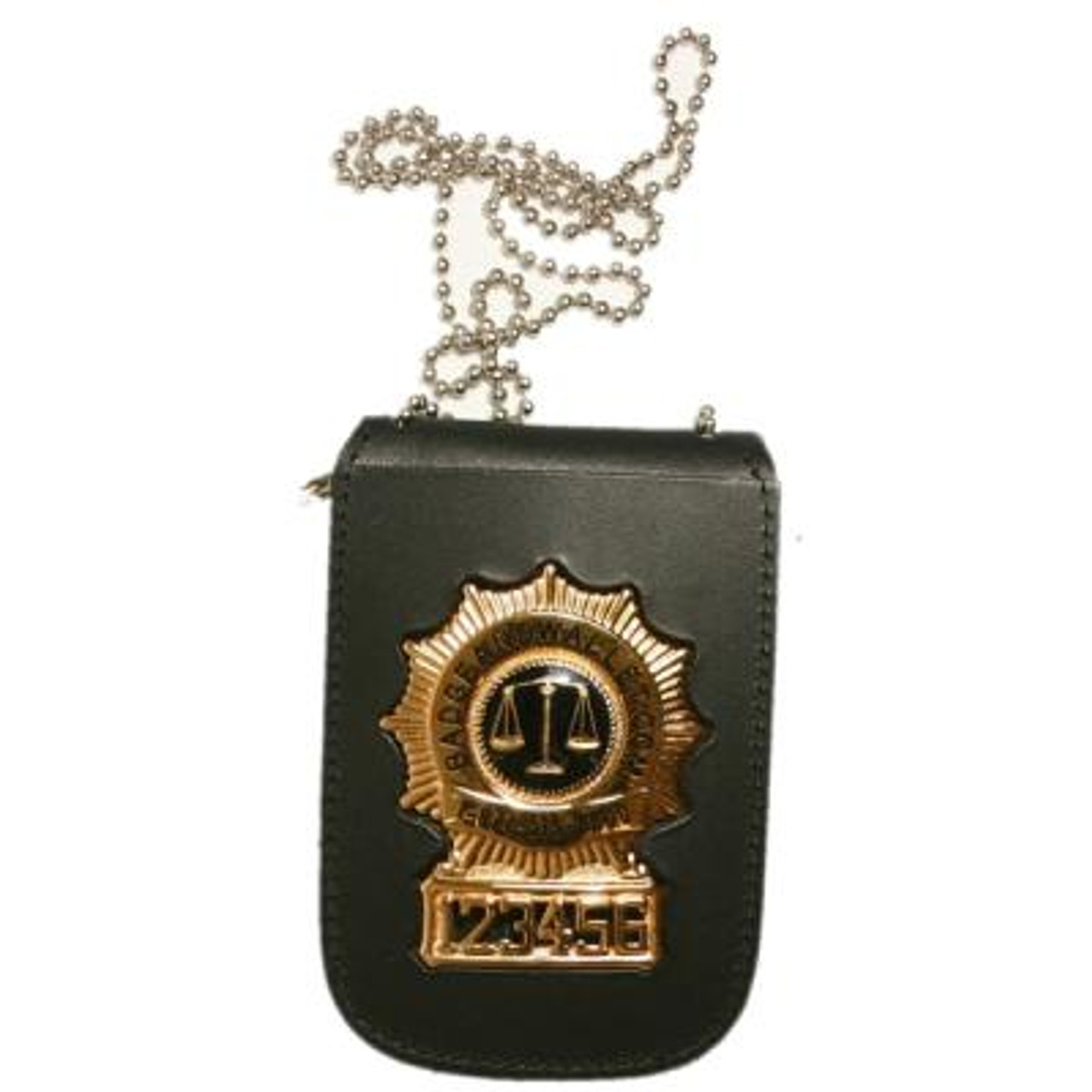 Recessed Shield Badge Holder