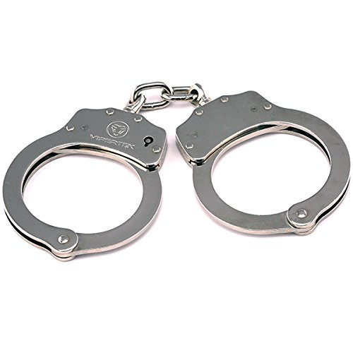 VIPERTEK Double Lock Steel Handcuffs