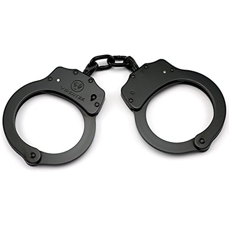 VIPERTEK Double Lock Steel Handcuffs