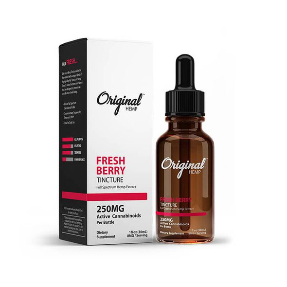 Original Hemp - CBD Tincture - Fresh Berry - 250mg-2000mg
