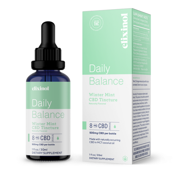 Elixinol - CBD Tincture - Daily Balance CBD Tincture - Broad Spectrum