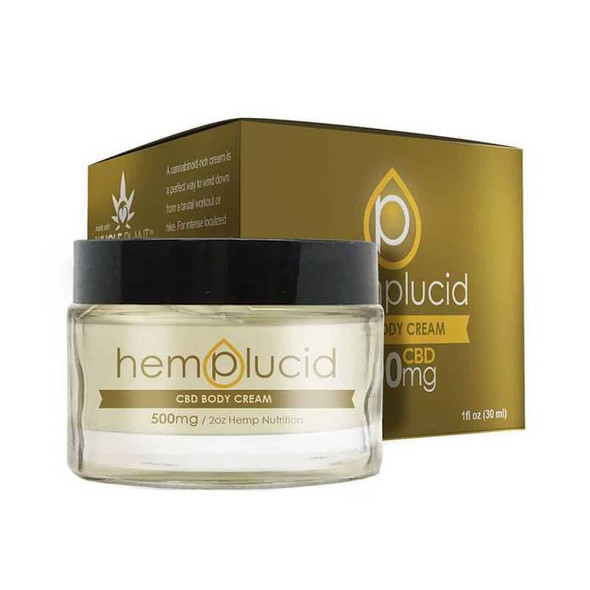 Hemplucid - CBD Topical - CBD Body Cream - 500mg-1000mg
