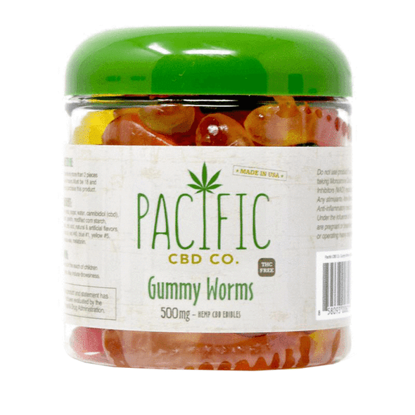 Pacific CBD - CBD Edible - Gummy Worms - 10mg