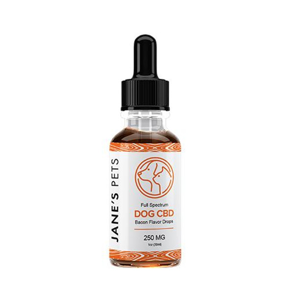 CBD Pet Tincture - Bacon Flavored CBD Dog Drops - 250mg