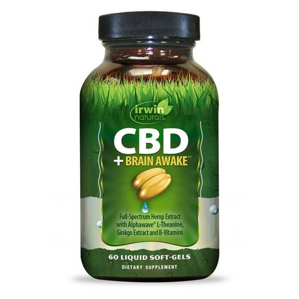 Irwin Naturals - CBD Capsules - CBD + Brain Awake - 30mg