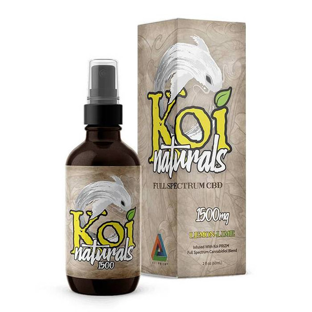 Koi CBD - CBD Tincture Spray - Full Spectrum Lemon-Lime - 1500mg-3000mg