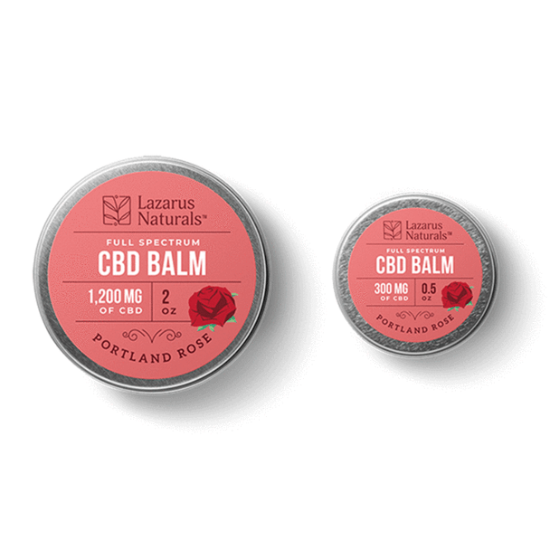 CBD Topical - Portland Rose Full Spectrum Balm - 300mg-1200mg