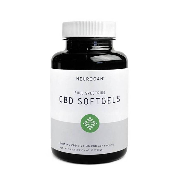 Neurogan, Inc. - CBD Softgels - Full Spectrum Softgels - 40mg