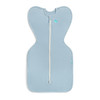 Love To Dream™ Swaddle UP LITE Light Blue NB – newborn swaddle with arms-up design for safe and comfortable baby sleep.