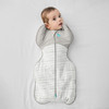 Baby sleep  Swaddle Up 2.5T Quilted Stretch Cotton Dreamer WHT NB, promotes safe and restful sleep for newborns.