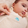 The clever zip-off wings allow you to remove one arm at a time, helping your baby gradually adjust to sleeping with arms free—ideal for babies starting to roll.