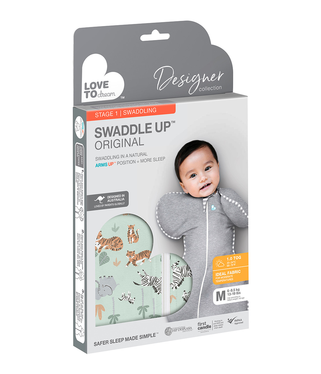 Stage 1 Swaddling LOVE TO DREAM SWADDLE UP™ Designer Collection
