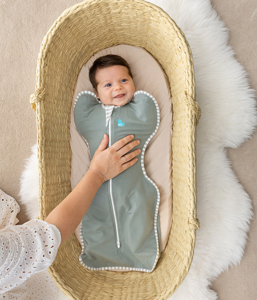 The multi-award winning zip-up swaddle that allows your baby to sleep in a more natural ARMS UP™ position.