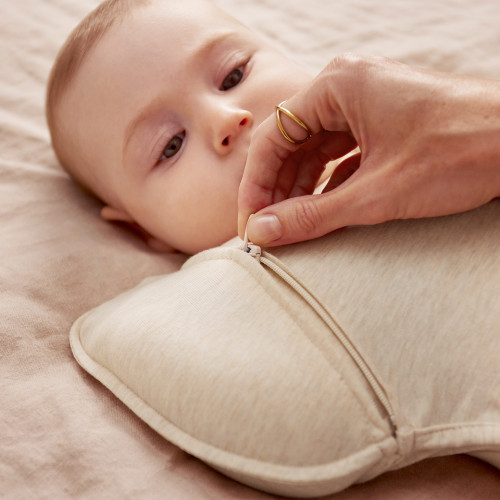 Love To Dream™ Transition Bag 1.5T Twigs Oatmeal – baby sleep bag with zippable wings and Ready to Roll design for safe, comfortable, and easy infant sleep