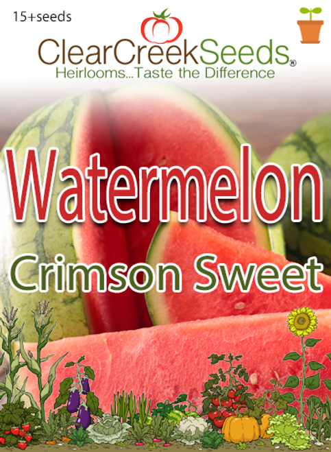 Watermelon - Crimson Sweet (15+ seeds)