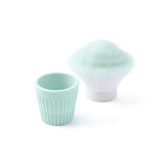 Indigo Cup Cake Dust Brush - Green