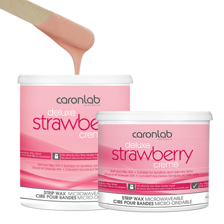 Caron Strawberry Creme Strip Wax 800ml
